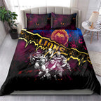 Step Into Horror Domain Lions Football Bedding Set Halloween Horror Movie Characters - Aussie Hoodie