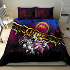 Step Into Horror Domain Lions Football Bedding Set Halloween Horror Movie Characters - Aussie Hoodie