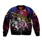 Step Into Horror Domain Lions Football Bomber Jacket Halloween Horror Movie Characters - Aussie Hoodie