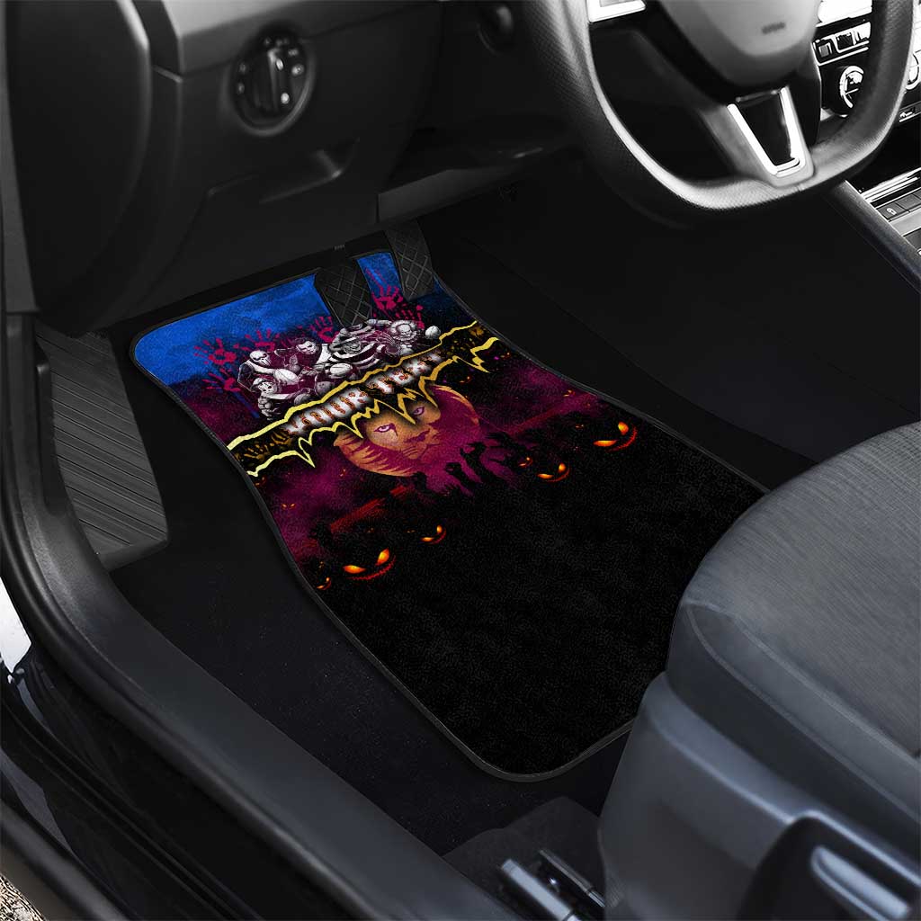Step Into Horror Domain Lions Football Car Mats Halloween Horror Movie Characters - Aussie Hoodie