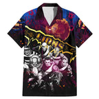 Step Into Horror Domain Lions Football Family Matching Mermaid Dress and Hawaiian Shirt Halloween Horror Movie Characters - Aussie Hoodie