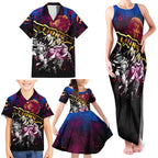 Step Into Horror Domain Lions Football Family Matching Tank Maxi Dress and Hawaiian Shirt Halloween Horror Movie Characters - Aussie Hoodie