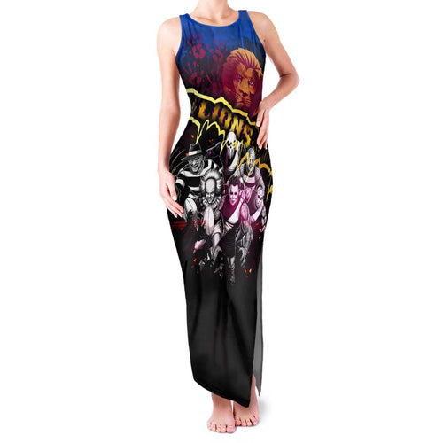 Step Into Horror Domain Lions Football Family Matching Tank Maxi Dress and Hawaiian Shirt Halloween Horror Movie Characters - Aussie Hoodie