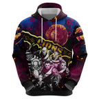 Step Into Horror Domain Lions Football Hoodie Halloween Horror Movie Characters - Aussie Hoodie