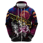 Step Into Horror Domain Lions Football Hoodie Halloween Horror Movie Characters - Aussie Hoodie