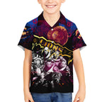 Step Into Horror Domain Lions Football Kid Hawaiian Shirt Halloween Horror Movie Characters - Aussie Hoodie