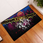 Step Into Horror Domain Lions Football Rubber Doormat Halloween Horror Movie Characters - Aussie Hoodie
