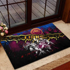 Step Into Horror Domain Lions Football Rubber Doormat Halloween Horror Movie Characters - Aussie Hoodie