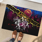 Step Into Horror Domain Lions Football Rubber Doormat Halloween Horror Movie Characters - Aussie Hoodie