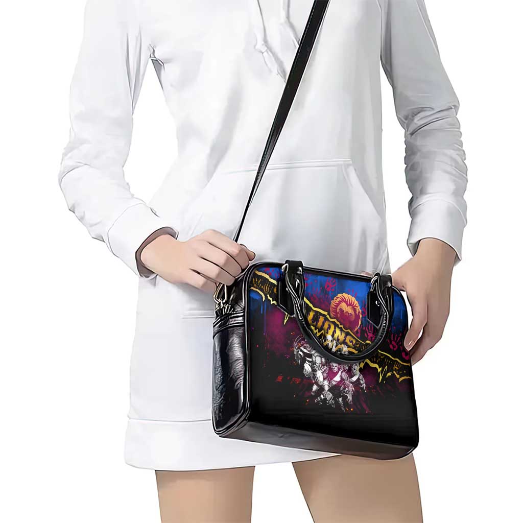 Step Into Horror Domain Lions Football Shoulder Handbag Halloween Horror Movie Characters - Aussie Hoodie