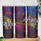 Step Into Horror Domain Lions Football Skinny Tumbler Halloween Horror Movie Characters - Aussie Hoodie