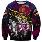 Step Into Horror Domain Lions Football Sweatshirt Halloween Horror Movie Characters - Aussie Hoodie