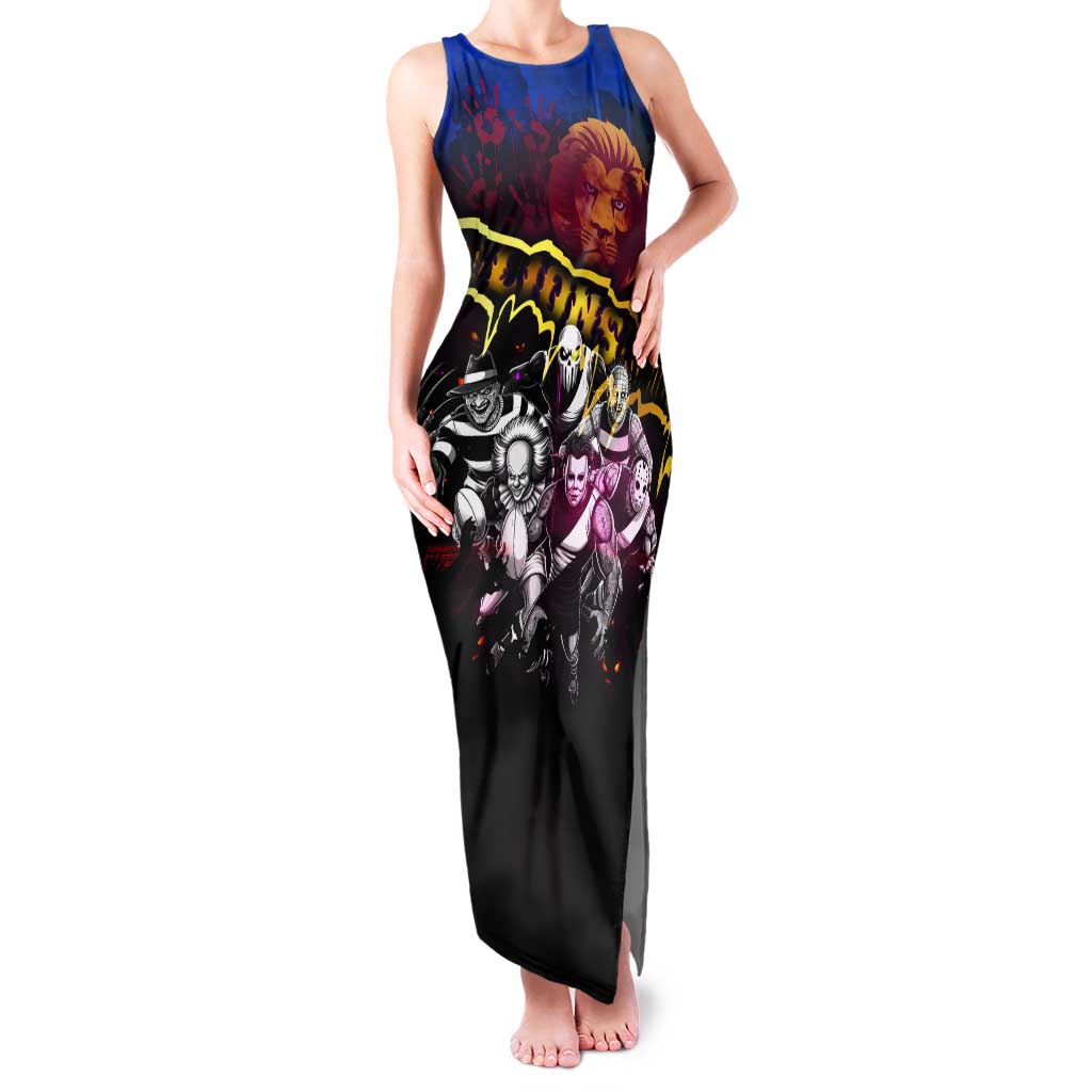 Step Into Horror Domain Lions Football Tank Maxi Dress Halloween Horror Movie Characters - Aussie Hoodie