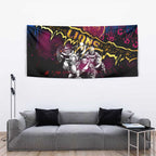 Step Into Horror Domain Lions Football Tapestry Halloween Horror Movie Characters - Aussie Hoodie