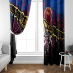 Step Into Horror Domain Lions Football Window Curtain Halloween Horror Movie Characters - Aussie Hoodie
