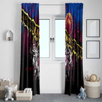 Step Into Horror Domain Lions Football Window Curtain Halloween Horror Movie Characters - Aussie Hoodie