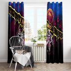Step Into Horror Domain Lions Football Window Curtain Halloween Horror Movie Characters - Aussie Hoodie