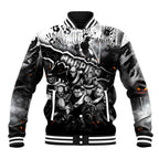 Step Into Horror Domain Magpies Football Baseball Jacket Halloween Horror Movie Characters - Aussie Hoodie