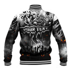 Step Into Horror Domain Magpies Football Baseball Jacket Halloween Horror Movie Characters - Aussie Hoodie