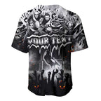 Step Into Horror Domain Magpies Football Baseball Jersey Halloween Horror Movie Characters - Aussie Hoodie