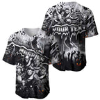 Step Into Horror Domain Magpies Football Baseball Jersey Halloween Horror Movie Characters - Aussie Hoodie
