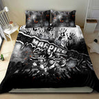 Step Into Horror Domain Magpies Football Bedding Set Halloween Horror Movie Characters - Aussie Hoodie
