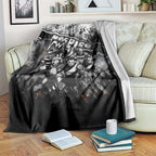 Step Into Horror Domain Magpies Football Blanket Halloween Horror Movie Characters - Aussie Hoodie