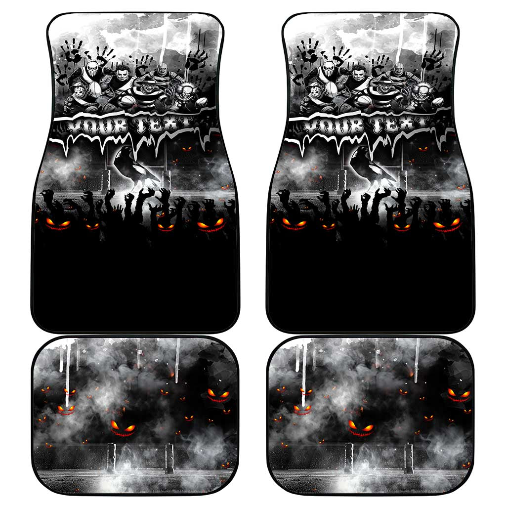 Step Into Horror Domain Magpies Football Car Mats Halloween Horror Movie Characters - Aussie Hoodie