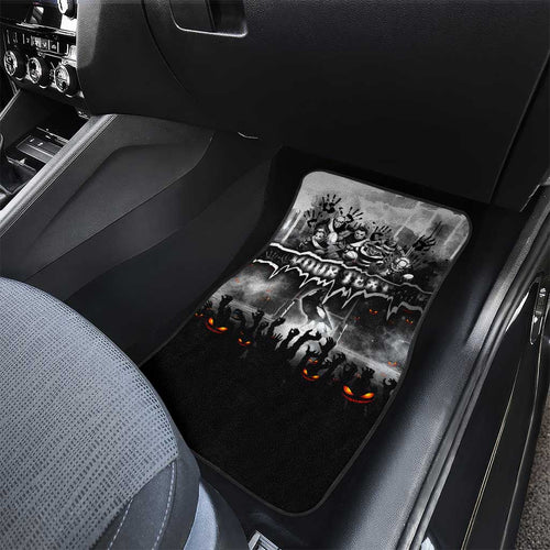 Step Into Horror Domain Magpies Football Car Mats Halloween Horror Movie Characters - Aussie Hoodie