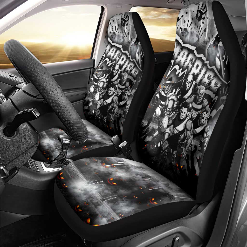 Step Into Horror Domain Magpies Football Car Seat Cover Halloween Horror Movie Characters - Aussie Hoodie