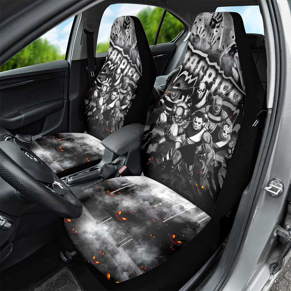 Step Into Horror Domain Magpies Football Car Seat Cover Halloween Horror Movie Characters - Aussie Hoodie