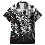 Step Into Horror Domain Magpies Football Family Matching Mermaid Dress and Hawaiian Shirt Halloween Horror Movie Characters - Aussie Hoodie