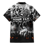 Step Into Horror Domain Magpies Football Family Matching Mermaid Dress and Hawaiian Shirt Halloween Horror Movie Characters - Aussie Hoodie
