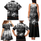 Step Into Horror Domain Magpies Football Family Matching Tank Maxi Dress and Hawaiian Shirt Halloween Horror Movie Characters - Aussie Hoodie