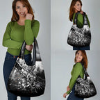 Step Into Horror Domain Magpies Football Grocery Bag Halloween Horror Movie Characters - Aussie Hoodie