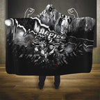 Step Into Horror Domain Magpies Football Hooded Blanket Halloween Horror Movie Characters - Aussie Hoodie