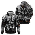 Step Into Horror Domain Magpies Football Hoodie Halloween Horror Movie Characters - Aussie Hoodie