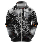 Step Into Horror Domain Magpies Football Hoodie Halloween Horror Movie Characters - Aussie Hoodie