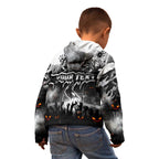 Step Into Horror Domain Magpies Football Kid Hoodie Halloween Horror Movie Characters - Aussie Hoodie