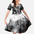 Step Into Horror Domain Magpies Football Kid Short Sleeve Dress Halloween Horror Movie Characters - Aussie Hoodie