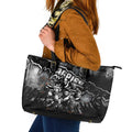 Step Into Horror Domain Magpies Football Leather Tote Bag Halloween Horror Movie Characters - Aussie Hoodie