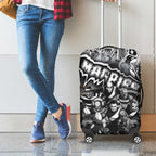 Step Into Horror Domain Magpies Football Luggage Cover Halloween Horror Movie Characters - Aussie Hoodie