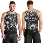 Step Into Horror Domain Magpies Football Men Tank Top Halloween Horror Movie Characters - Aussie Hoodie