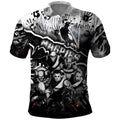 Step Into Horror Domain Magpies Football Polo Shirt Halloween Horror Movie Characters - Aussie Hoodie