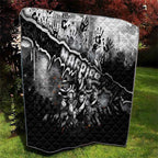 Step Into Horror Domain Magpies Football Quilt Halloween Horror Movie Characters - Aussie Hoodie