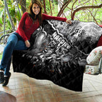 Step Into Horror Domain Magpies Football Quilt Halloween Horror Movie Characters - Aussie Hoodie