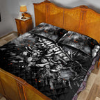 Step Into Horror Domain Magpies Football Quilt Bed Set Halloween Horror Movie Characters - Aussie Hoodie
