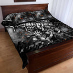 Step Into Horror Domain Magpies Football Quilt Bed Set Halloween Horror Movie Characters - Aussie Hoodie
