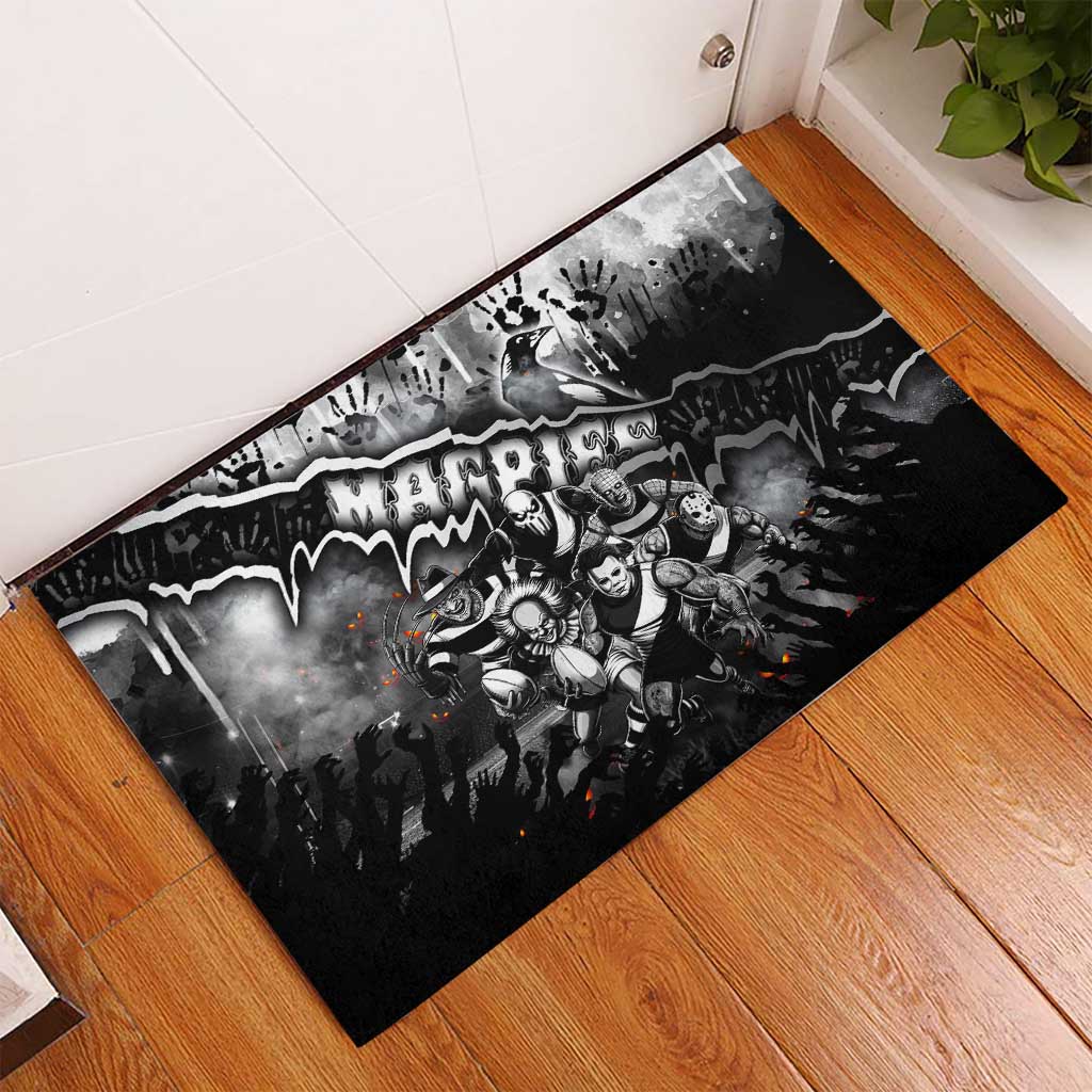 Step Into Horror Domain Magpies Football Rubber Doormat Halloween Horror Movie Characters - Aussie Hoodie