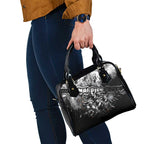 Step Into Horror Domain Magpies Football Shoulder Handbag Halloween Horror Movie Characters - Aussie Hoodie